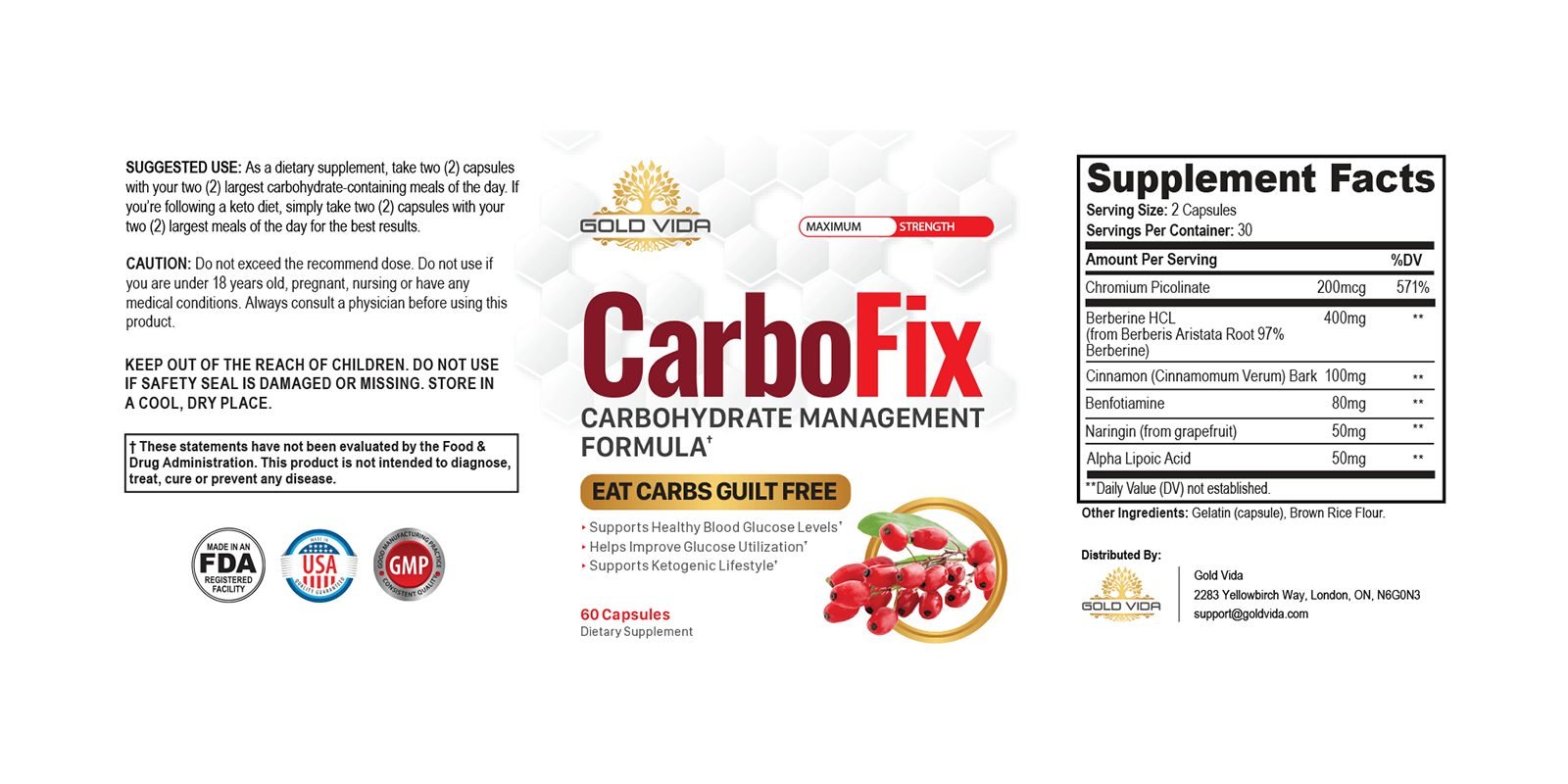 CarboFix dosage