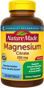 Magnesium citrate supplements